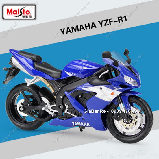 Xe Mô Hình Moto Yamaha YZF-R1 Tỉ Lệ 1:12 - Maisto - 8735.1