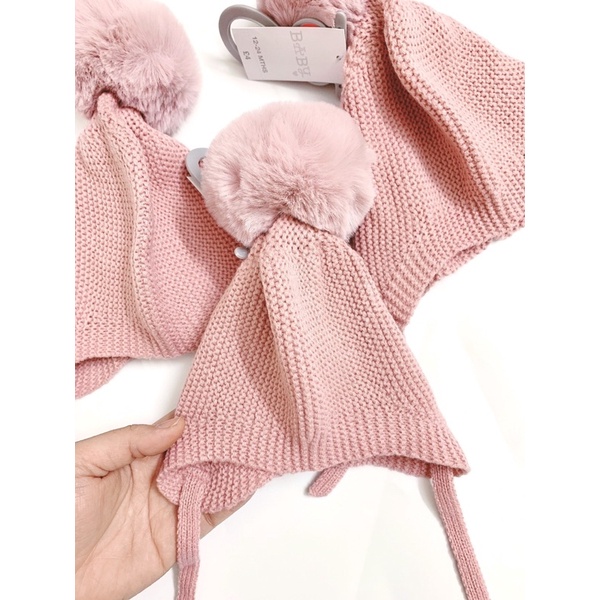 Mũ len siêu xinh cho bé gái săn sale