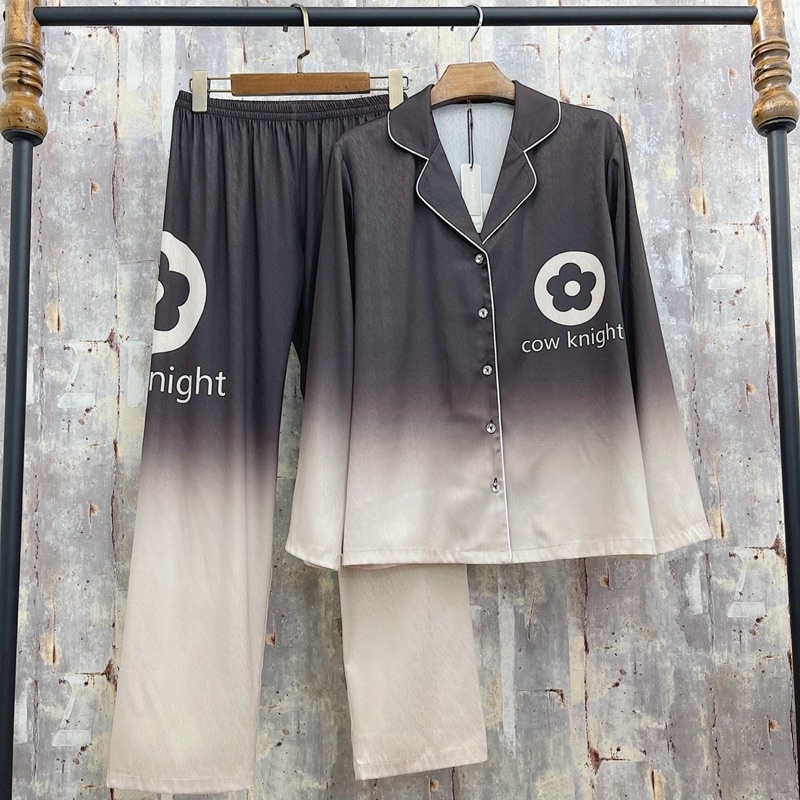 PIJAMA LỤA XƯỚC CAO CẤP QUẢNG CHÂU VUITTON