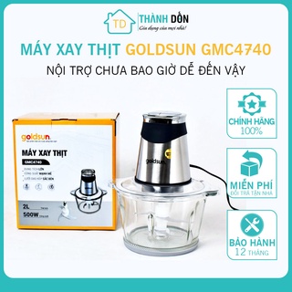 Máy xay thịt goldsun gmc4740, máy xay đa năng, cối xay thịt, công suất 500w, dung tích 2l, hàng chính hãng