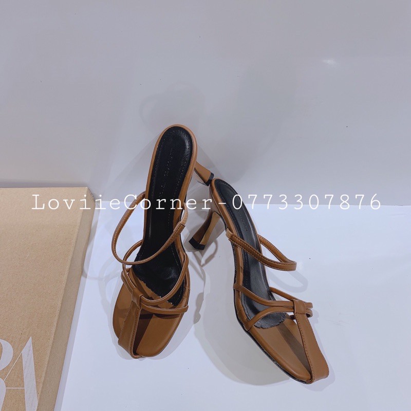 DÉP CAO GÓT LOVIIECORNER - GUỐC NỮ QUAI MẢNH 2 DÂY 9CM - GUỐC NỮ CAO GÓT 9 PHÂN QUAI MẢNH - GUỐC CAO GÓT D190907