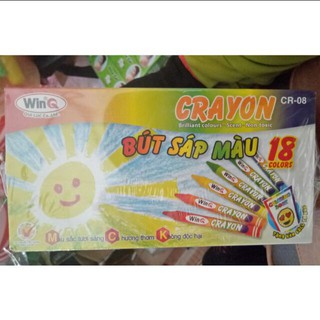 Mua 10 hộp bút sáp win q 18 mầu