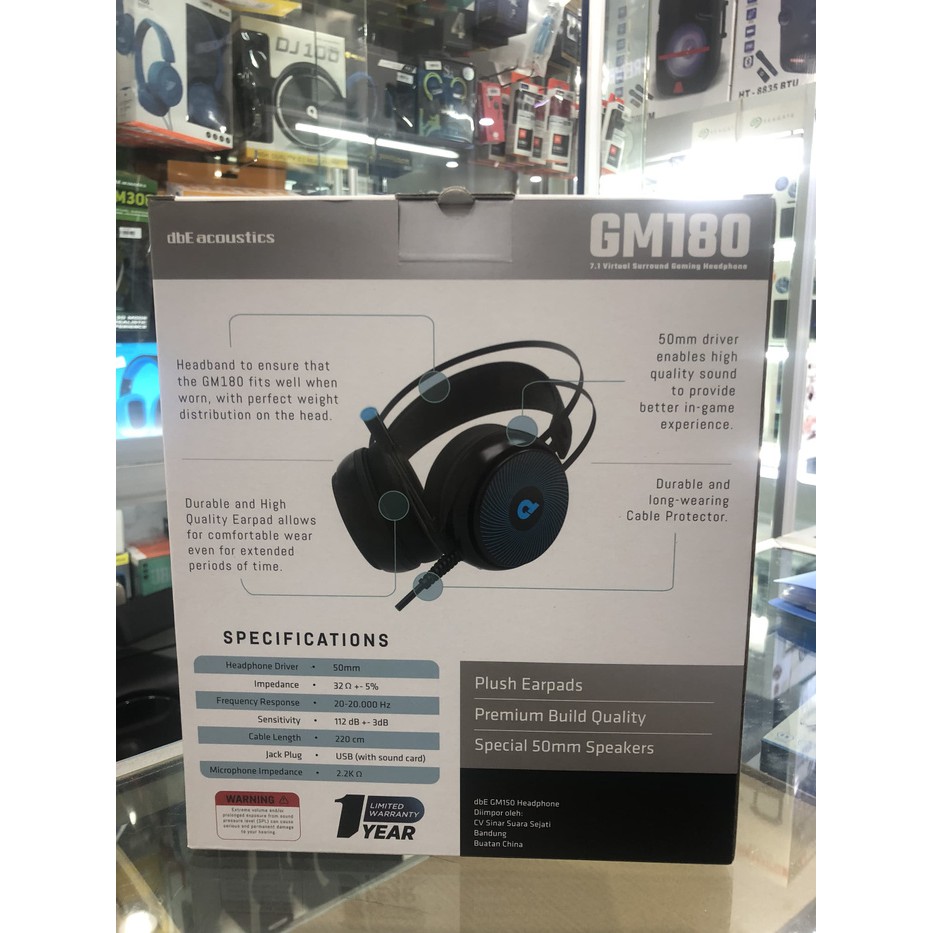 Tai Nghe Chơi Game Dbe Gm180 Usb 7.1 Dbe Gm 180 | BigBuy360 - bigbuy360.vn