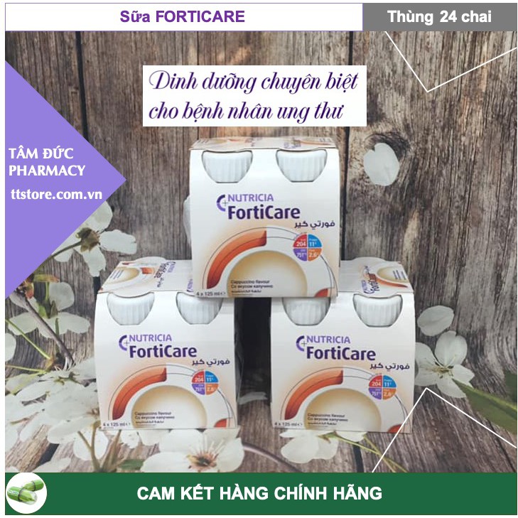 [DATE 09/2021] FORTICARE 1 thùng (24 chai) - Sữa dinh dưỡng cho bệnh nhân suy kiệt, ung thư [foticare]