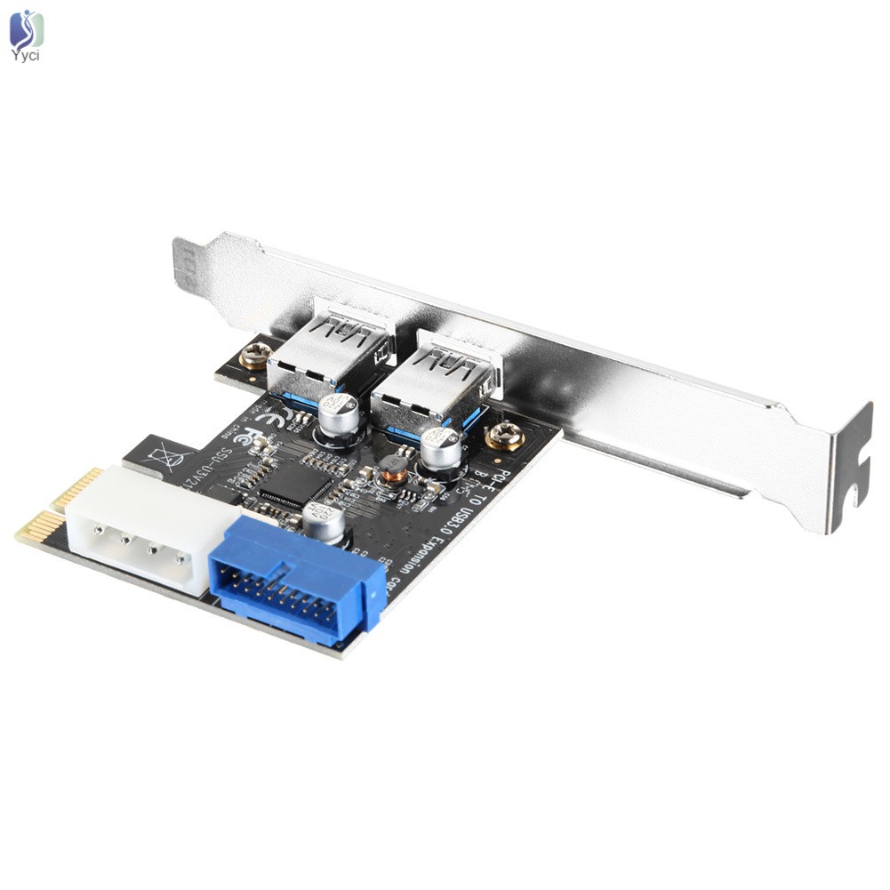 Bộ chuyển đổi thẻ mở rộng 2 cổng 5Gbps PCI-E sang USB 3.0 cho Win XP / 7/8/10 AC328