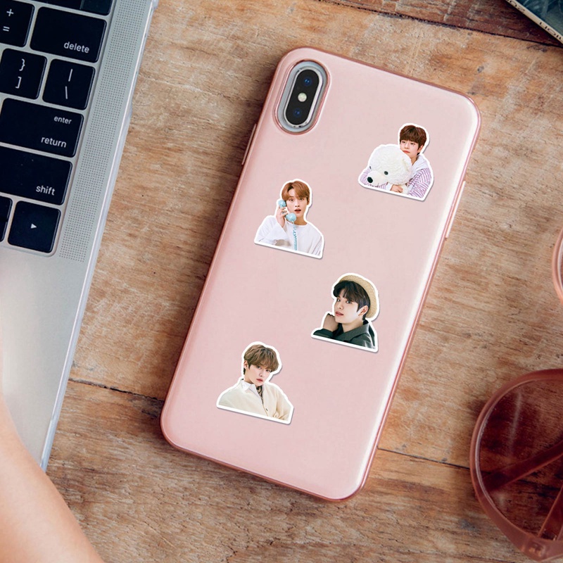 Set 95 Miếng Dán Trang Trí Ván Trượt/Laptop Chống Thấm Nước Hình Kpop Stray Kids