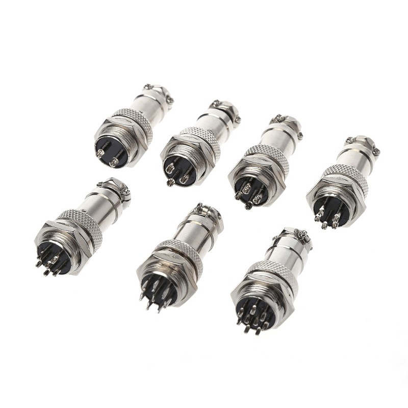 Đầu Nối Dây Điện 16mm 2 / 3 / 4 / 5 / 6 / 8 / 9 Pin Gx16