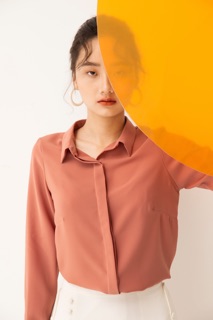 [MOMOCO] Áo sơ mi nữ dài tay M1604