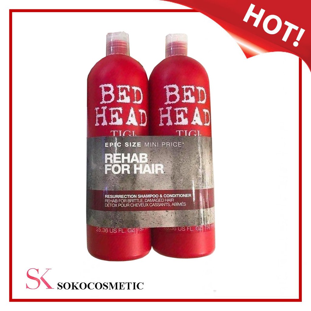 Dầu gội Tigi màu đỏ BED HEAD TIGI URBAN ANTIDOTES Resurrection Shampoo