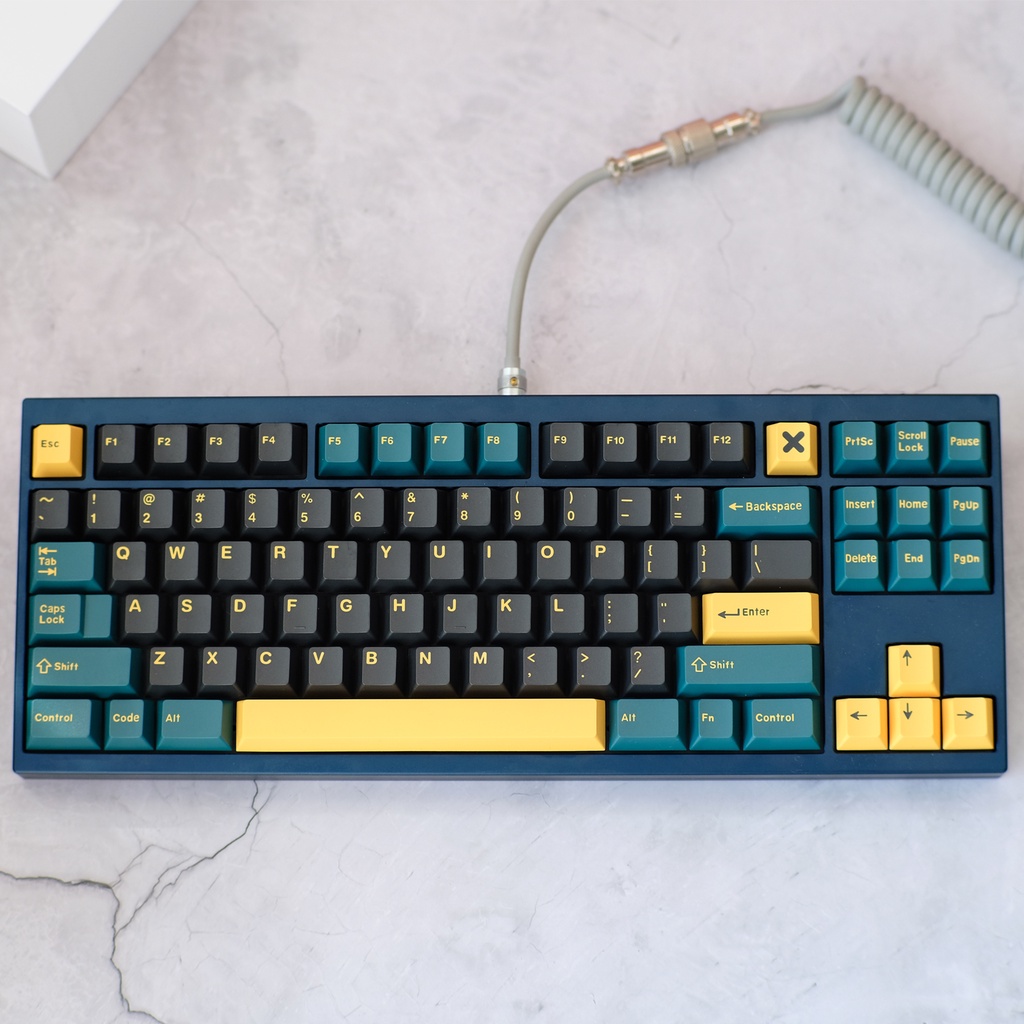 Bộ bàn phím cơ Aifei PBT 173 phím màu xanh lá cây cho Cherry MX Switch