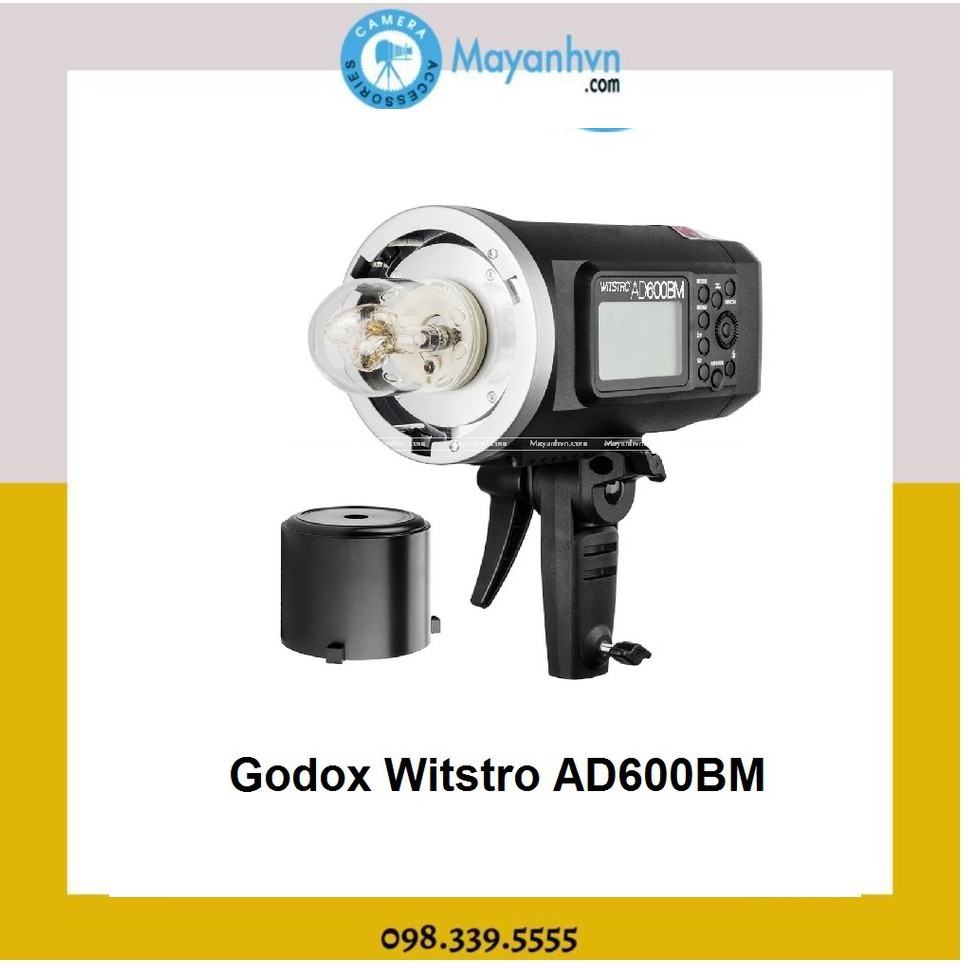  Đèn chụp ngoài trời có pin Godox Witstro AD600BM