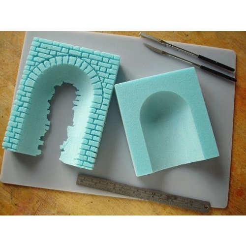 Xốp XPS làm mô hình đồ chơi, kiến trúc, khuôn mẫu, tạc tượng, nhà cửa mẫu