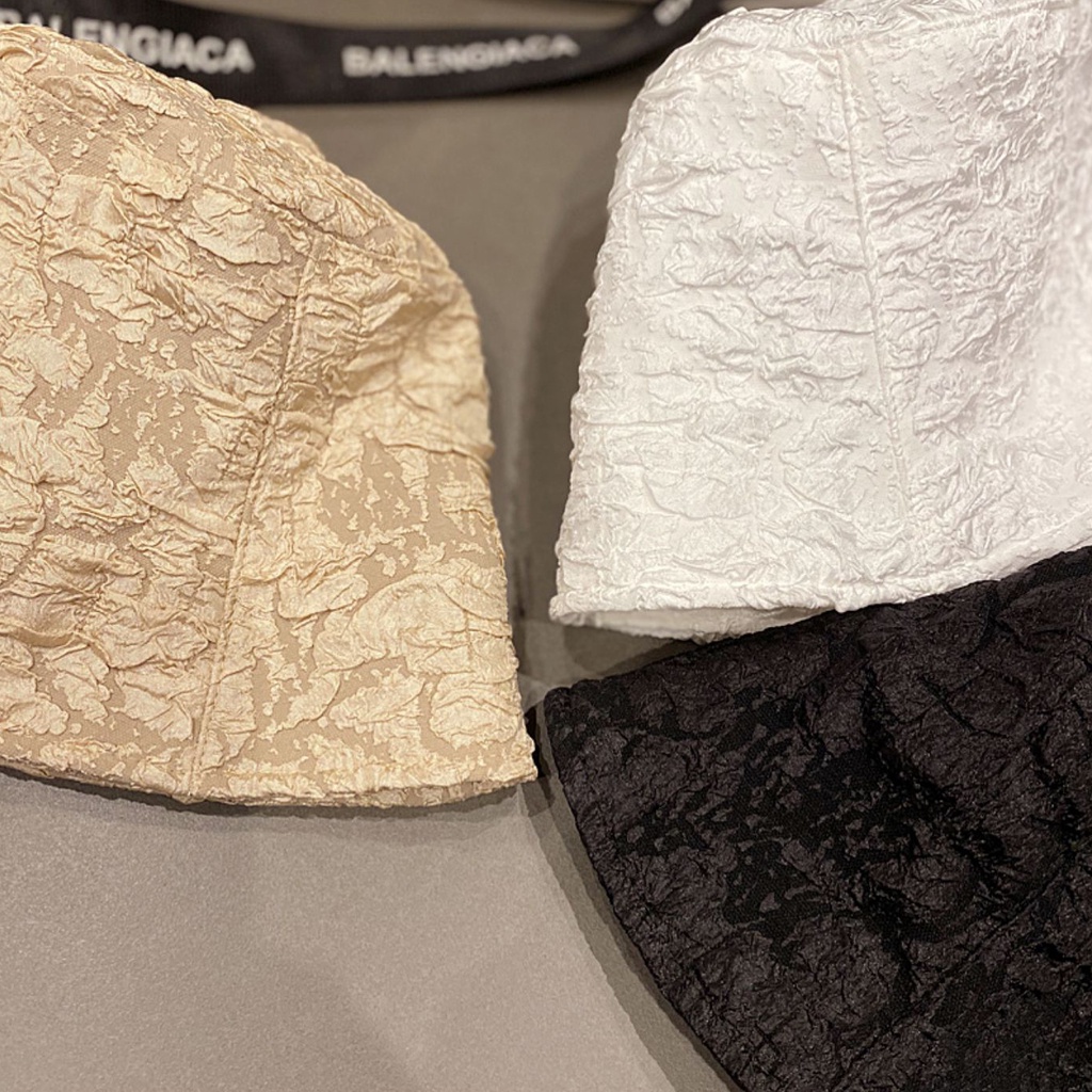 Mũ Vải Xô Vân Nhăn Sần Kiểu Hàn Nón Vải Ngư Dân Hot Trend P2187