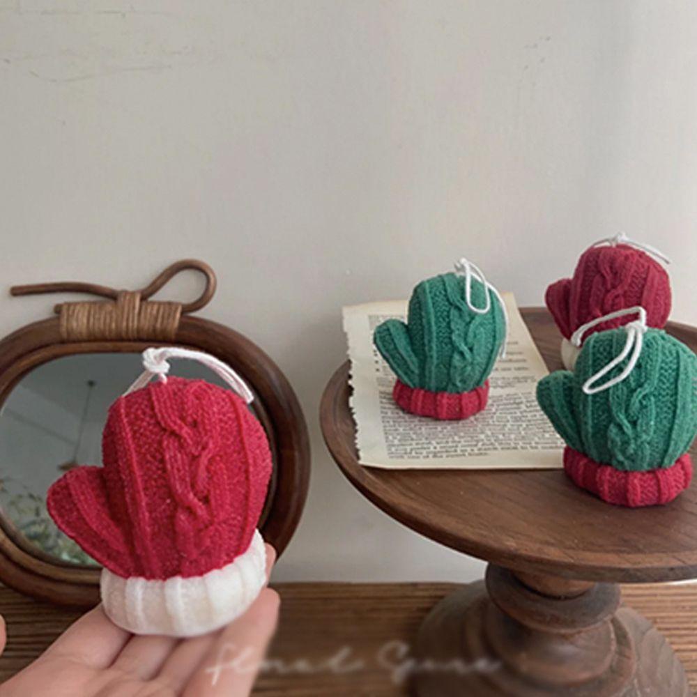 Khuôn Silicone Làm Nến Hình Găng Tay DIY