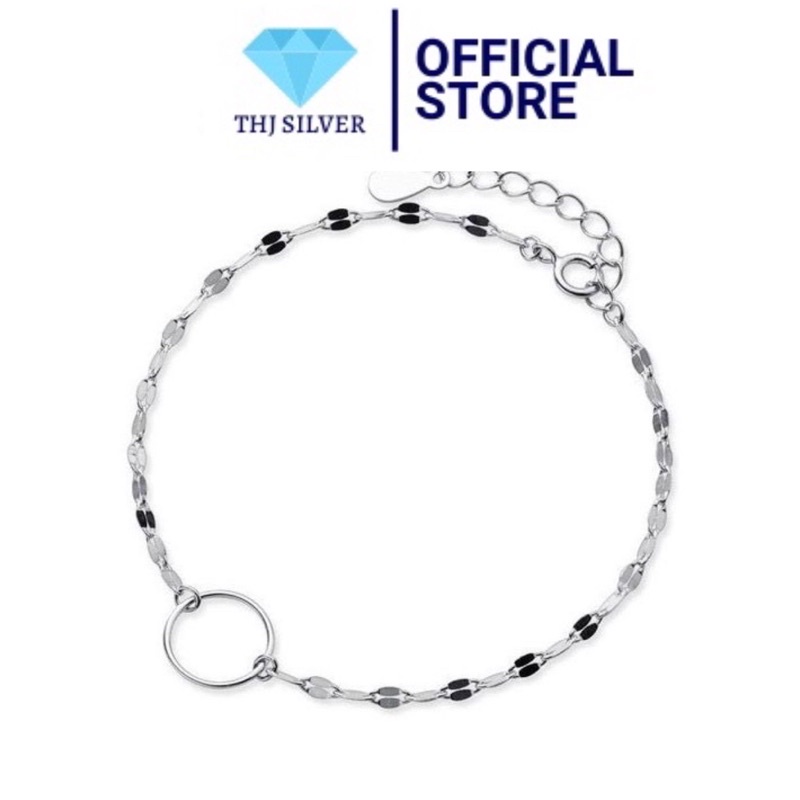 Lắc tay nữ THJ - Lắc tay nữ tròn nhẹ nhàng mềm mại, nữ tính chuẩn bạc ta