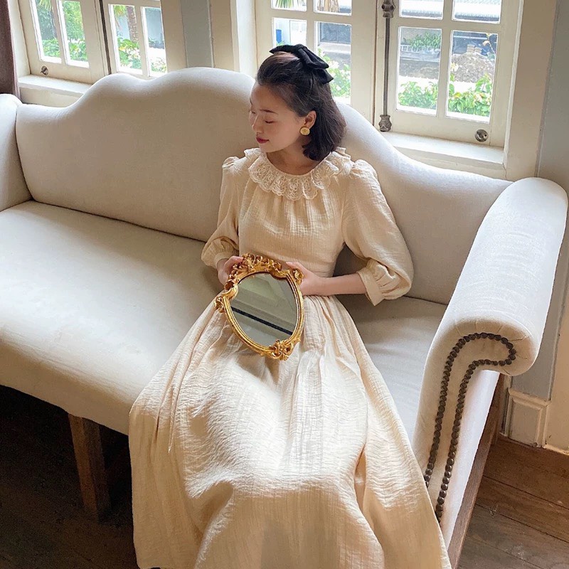 Váy tiểu thư Ulzzang Vintage cao cấp - MS06 - Janna house