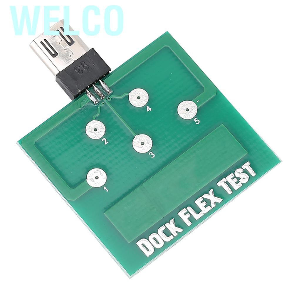 Welco 2PCS Professional Cellphone Charge Connector Micro Test Board Repair for Android