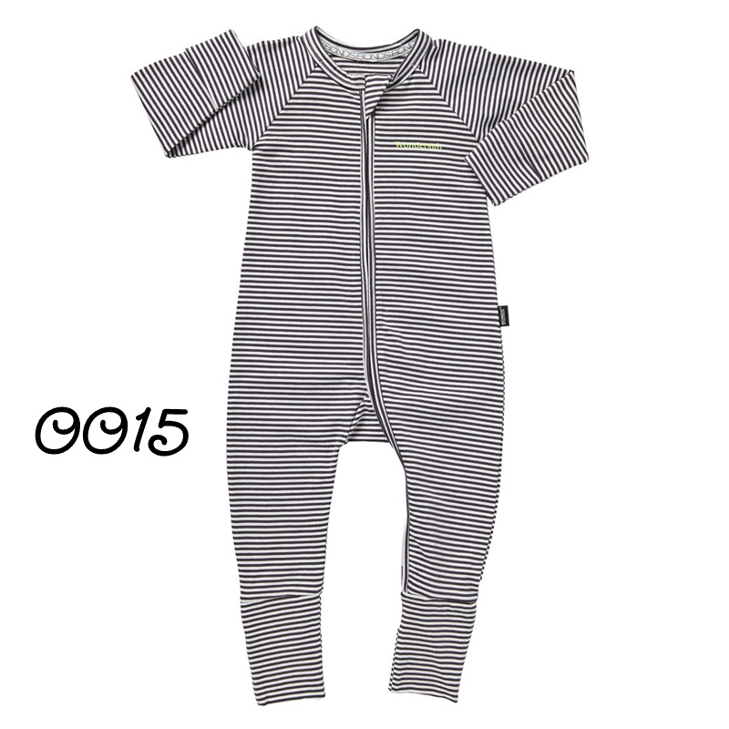 Body dài liền quần Bigbaby, có bao tay và chân bond cho bé sơ sinh 0-3M 0015