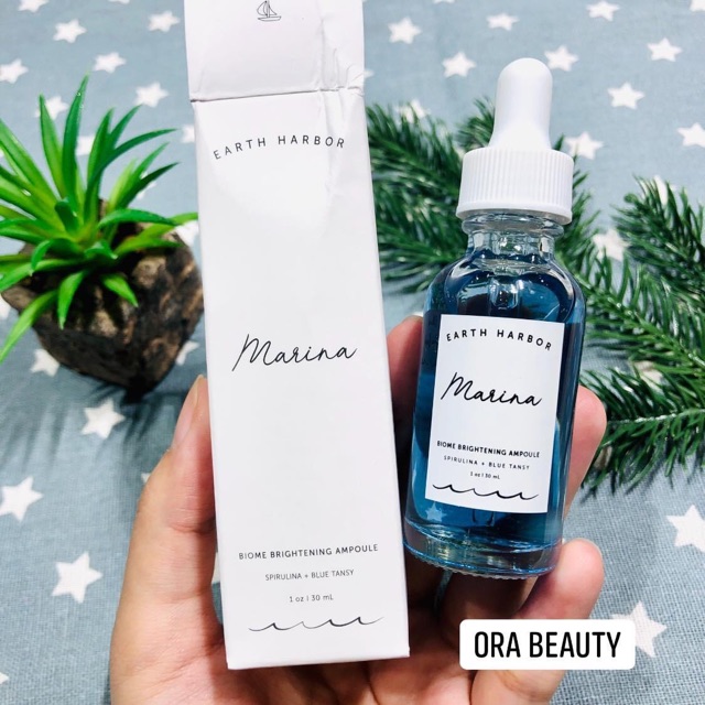 Dầu dưỡng EARTH HARBOR MARINA Biome Brightening Ampoule