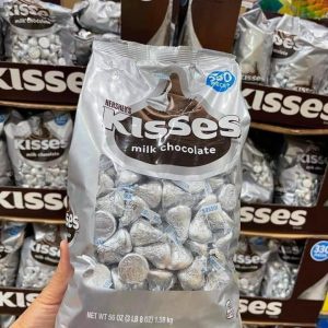 [TÚI 1.58KG] Kẹo Socola Kisses 330 Viên Sữa Bạc - Mỹ