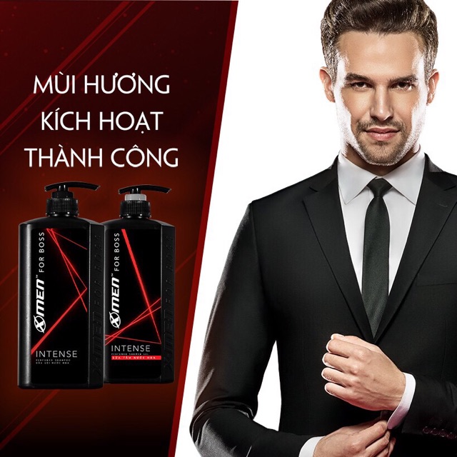 [SALE] COMBO DẦU GỘI 650G + XỊT KHỬ MÙI 150ML XMEN FOR BOSS