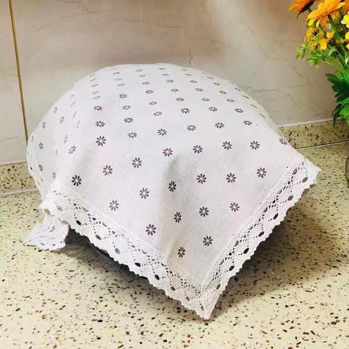 Vỏ Bọc Bàn/Lò Vi Sóng/Tủ Lạnh Bằng Vải Cotton Lanh Nhỏ Thông Dụng Cho Phòng Khách/Lò Vi Sóng