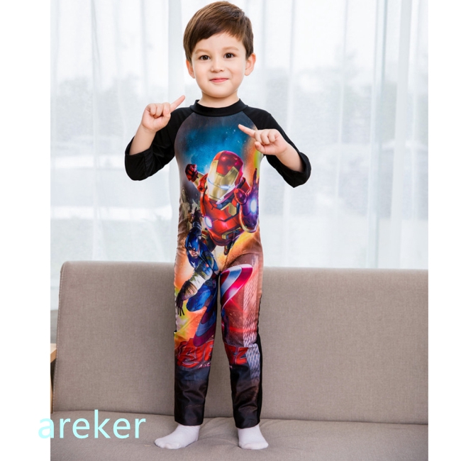 Đồ Bơi Liền Thân Dài Tay Cho Bé Trai