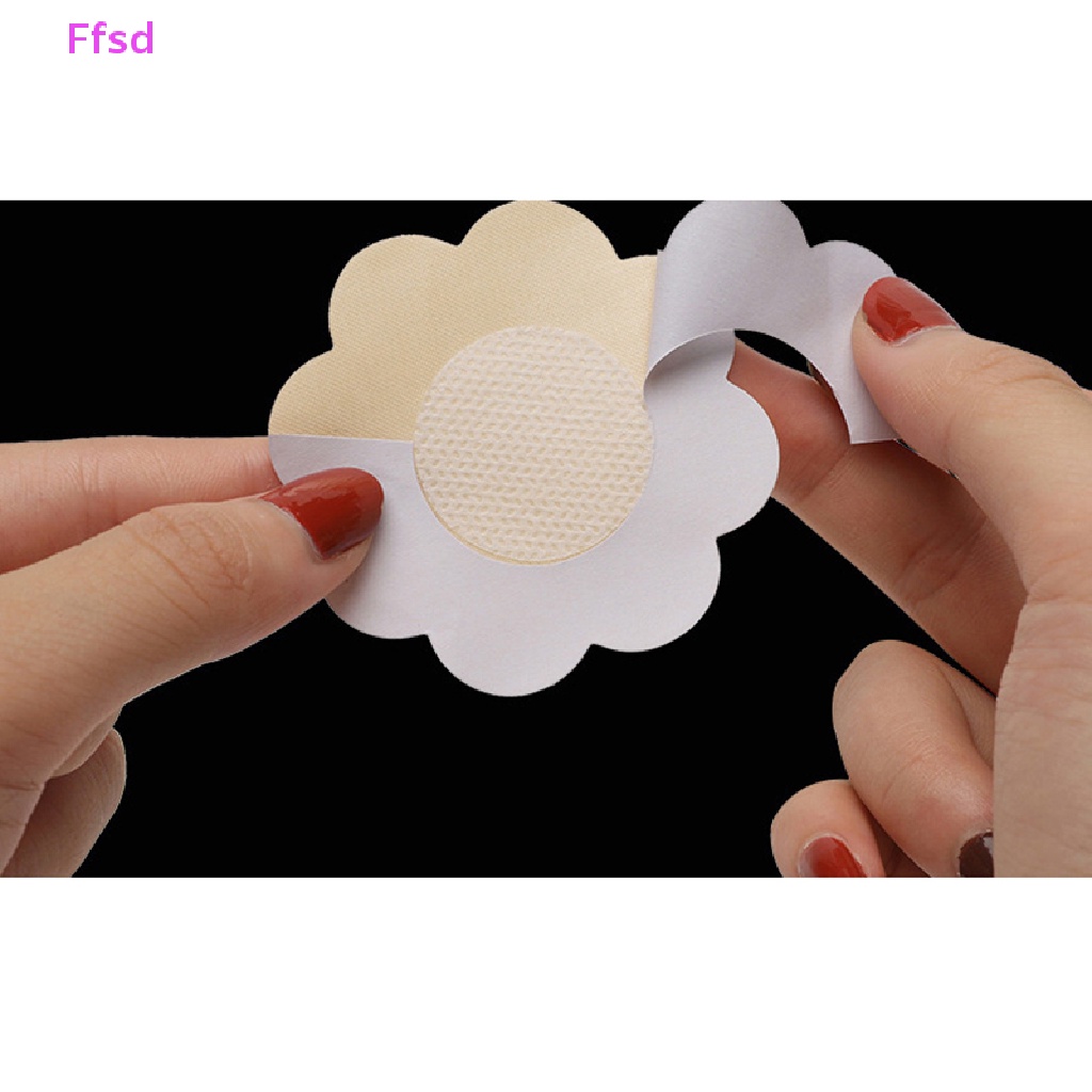 {Ffsd} Set 10 Áo Ngực Mềm Mại Hình Cánh Hoa Không Đường May Dùng Một Lần