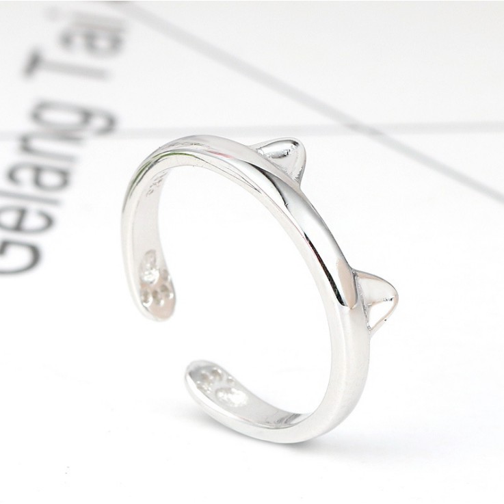 NHẪN MÈO RING CAT XI BẠC 925