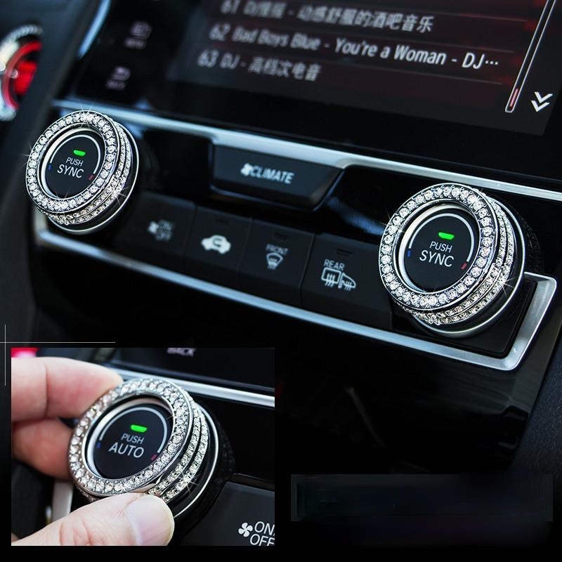 Phụ Kiện Đính Đá Pha Lê Trang Trí Nội Thất Xe Hơi Honda Tenth Generation Civic Accord