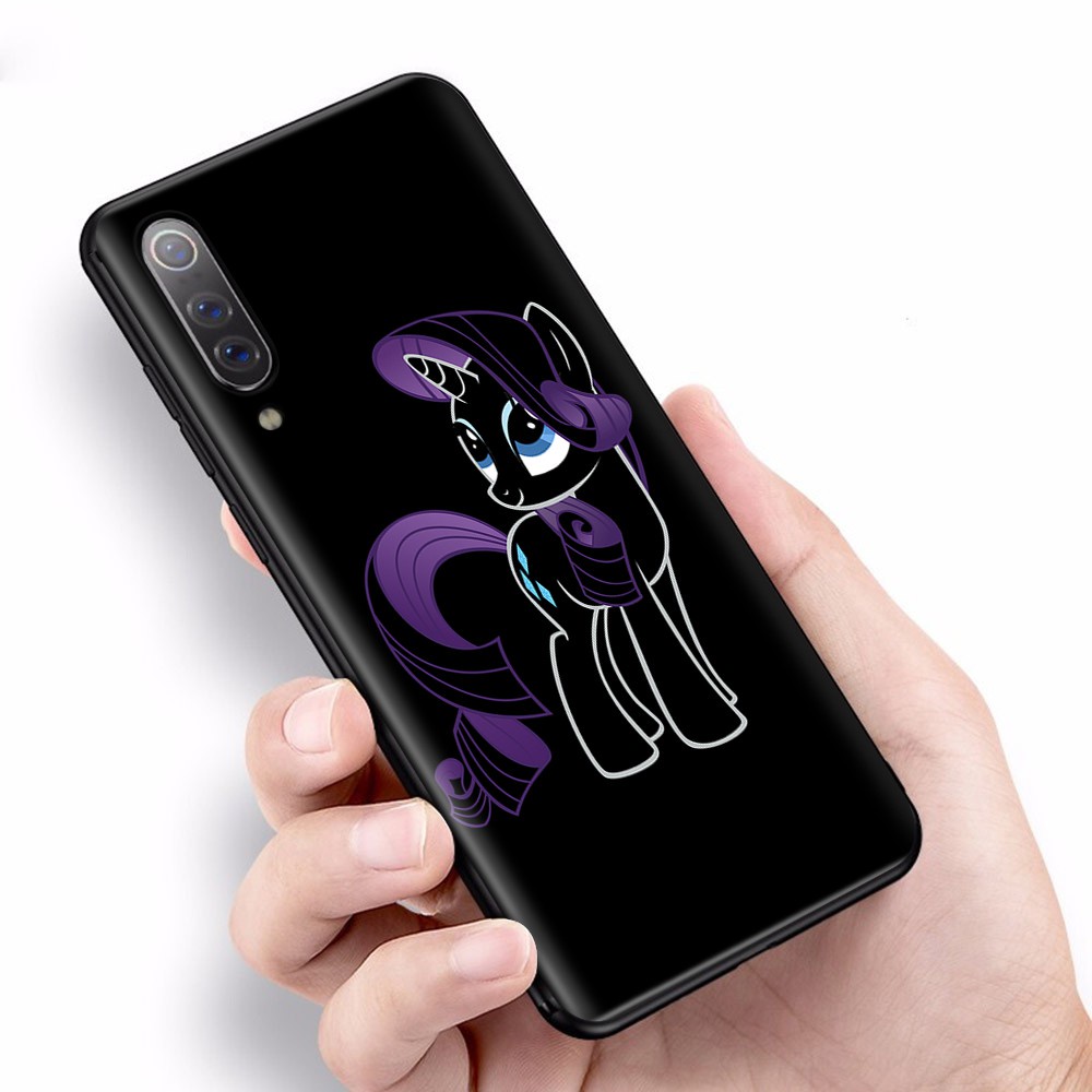 Ốp Điện Thoại Silicon Mềm Hình Ngựa Pony Và Cầu Vồng H-125 Cho Iphone X 5 Se 5s 6 6s 7 8 Plus