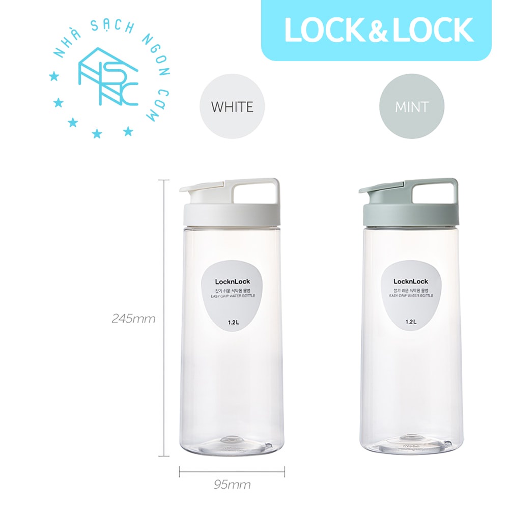 Bình đựng nước Lock&amp;Lock Easy Grip 1.2L - HAP813