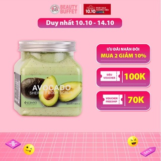 [Body scrub] Tẩy tế bào da chết body Beauty Buffet Scentio Avocado 350ml