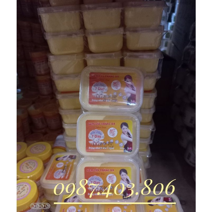 Kem vuông trắng da 7dayyy