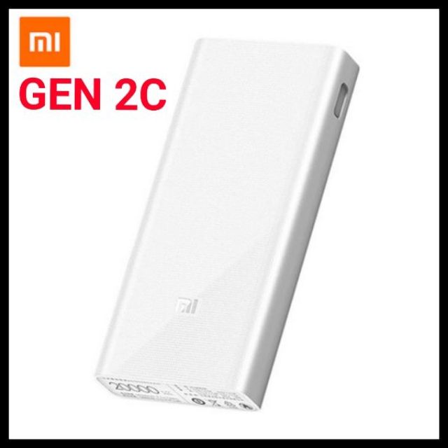 Sạc dự phòng xiaomi gen 2 C 20000mah