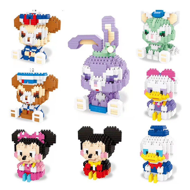 Đồ chơi Lắp ráp, Xếp hình Lego Mini - Mô hình con vật hoạt hình dễ thương