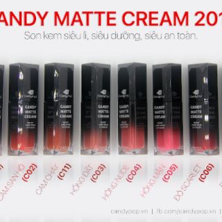 Son kem lỳ Candy Pop đủ màu