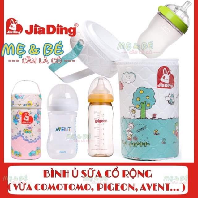 BÌNH Ủ SỮA JADING CỔ RỘNG 350ML Ủ ĐƯỢC NHIỀU LOẠI BÌNH SỮA SIÊU TIỆN LỢI CHO BÉ ĐI RA NGOÀI,TẶNG ĐÈN SOI TAI