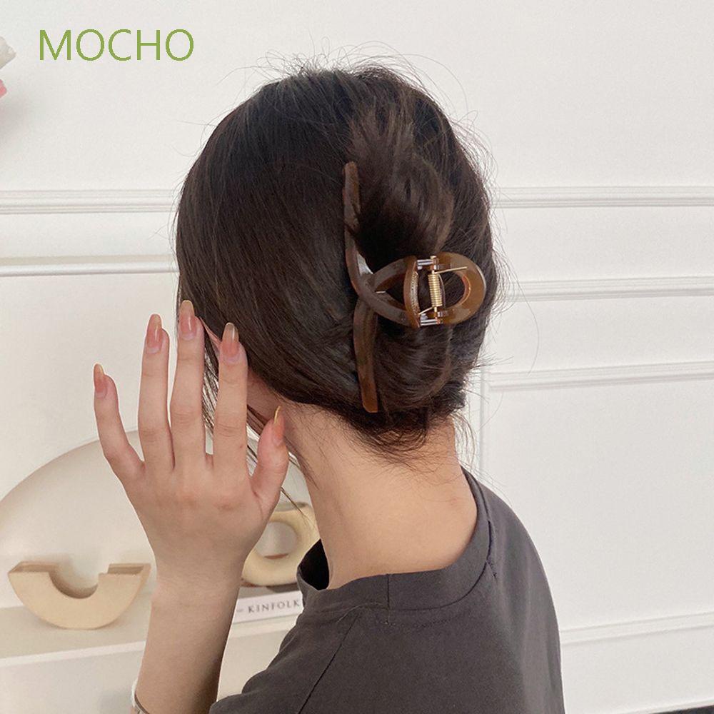 Kẹp tóc càng cua trong suốt nhiều màu phong cách Hàn Quốc cho nữ