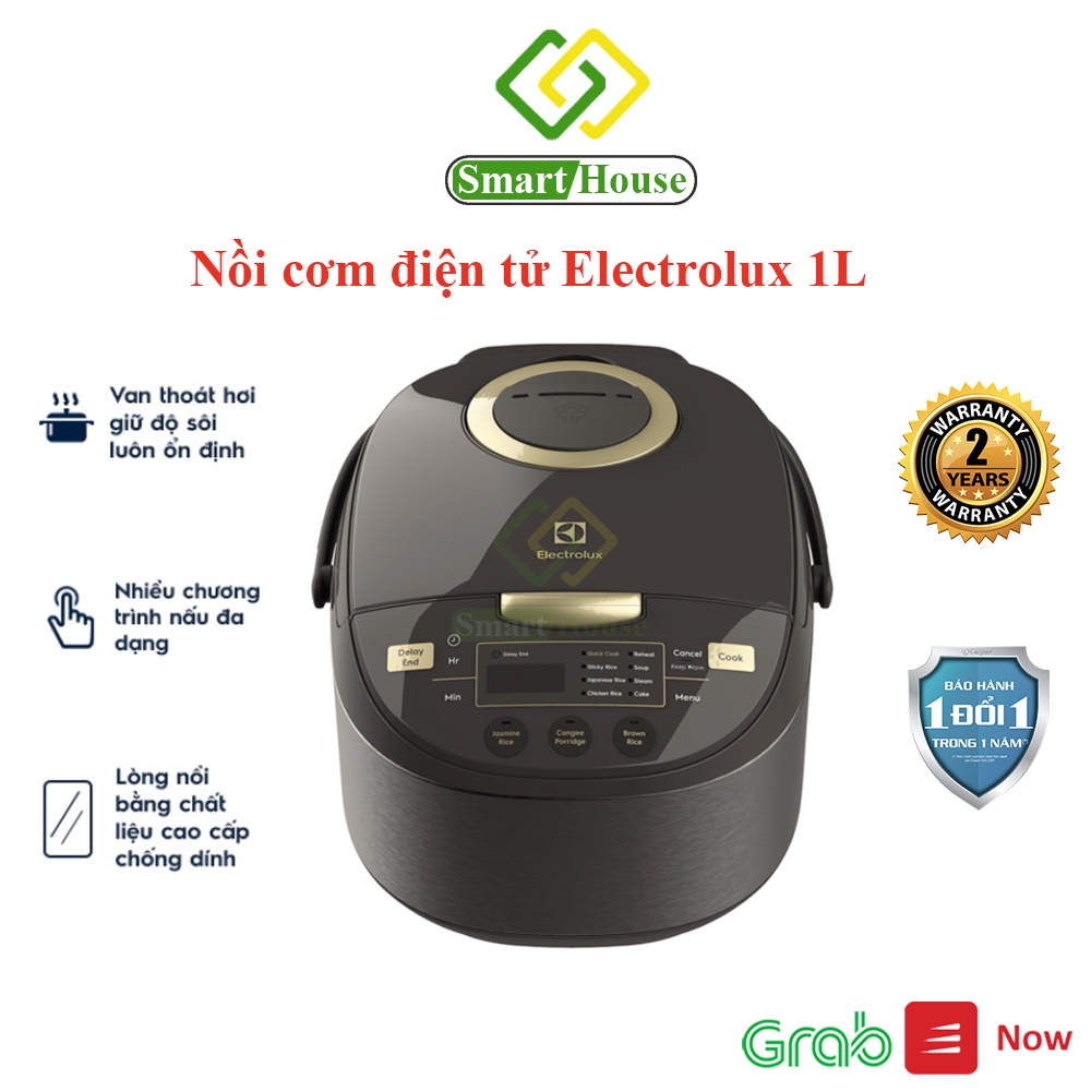 Nồi cơm điện tử 1 lít Electrolux E7RC1-550K - Smart House