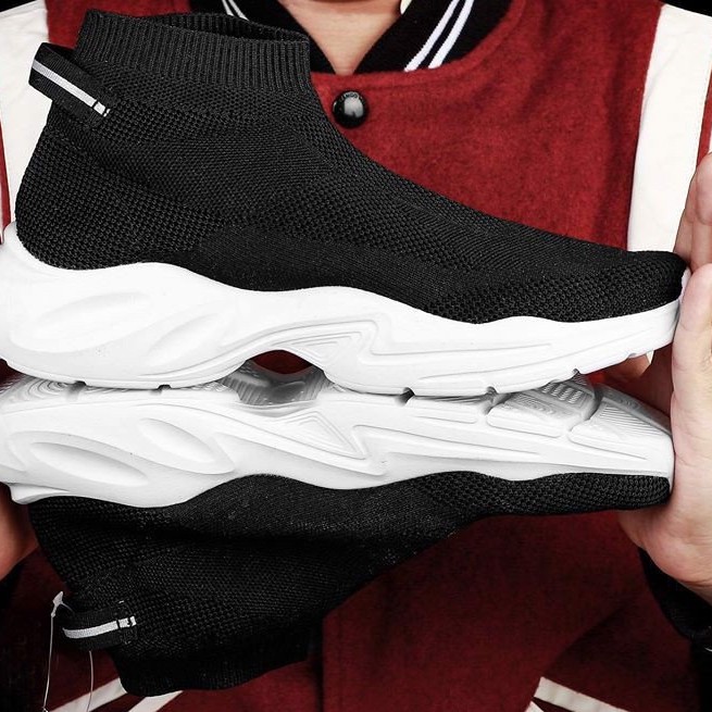 Giầy Sneaker Nam Ninja Zara Mũi Nhọn Cổ Cao hàng xuất xịn chính hãng | BigBuy360 - bigbuy360.vn