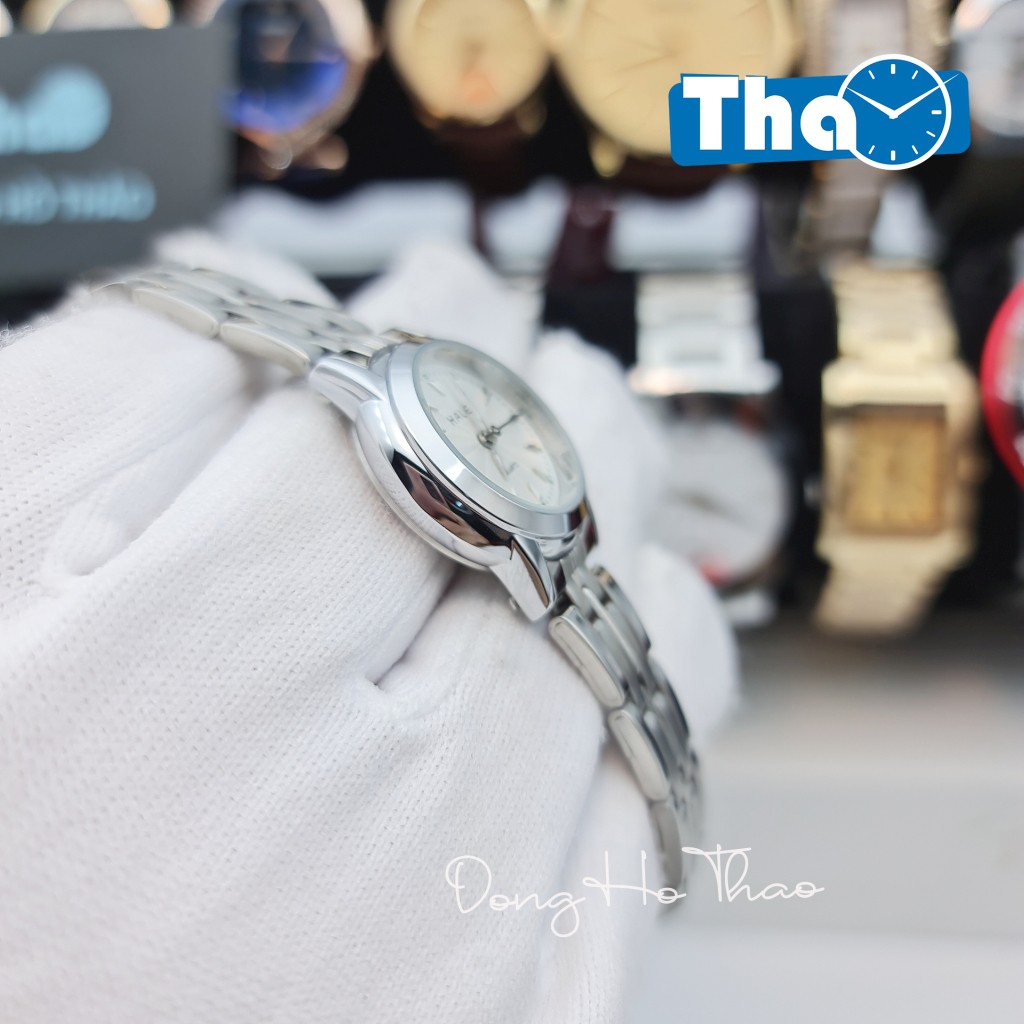 Đồng Hồ Nữ Halei 348 Dây Trắng Mặt Trắng | BigBuy360 - bigbuy360.vn