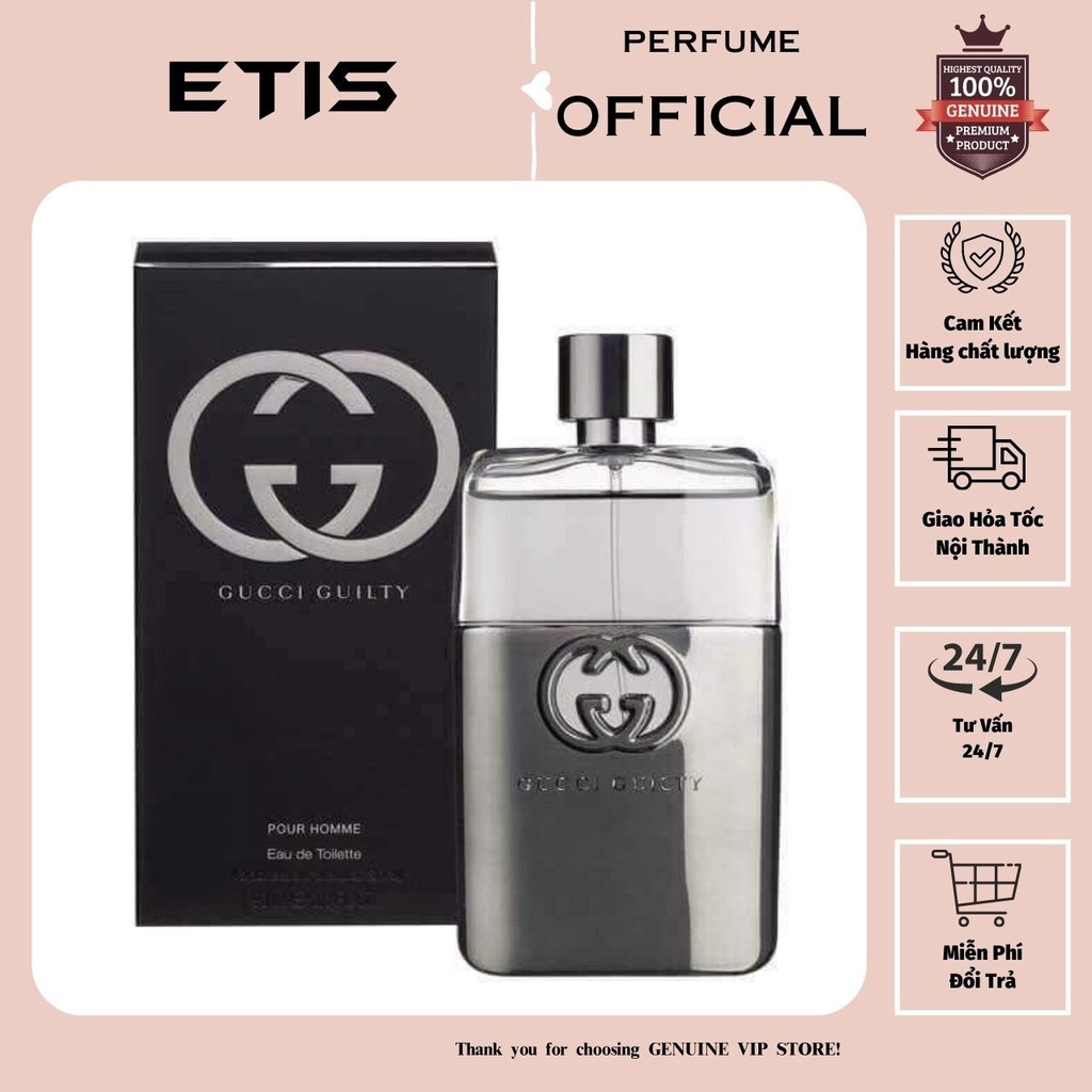 Nước hoa nam Gucci Guilty Pour Homme Eau De Toilette Men hương thơm thanh  lịch 90ml mùi hương nhẹ tươi mát | Shopee Việt Nam