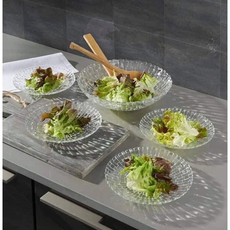 Ớ Set 1 đĩa 3 khay pha lê Nachtmann Bossa bán 2,258,315đ | Namk shop 1k