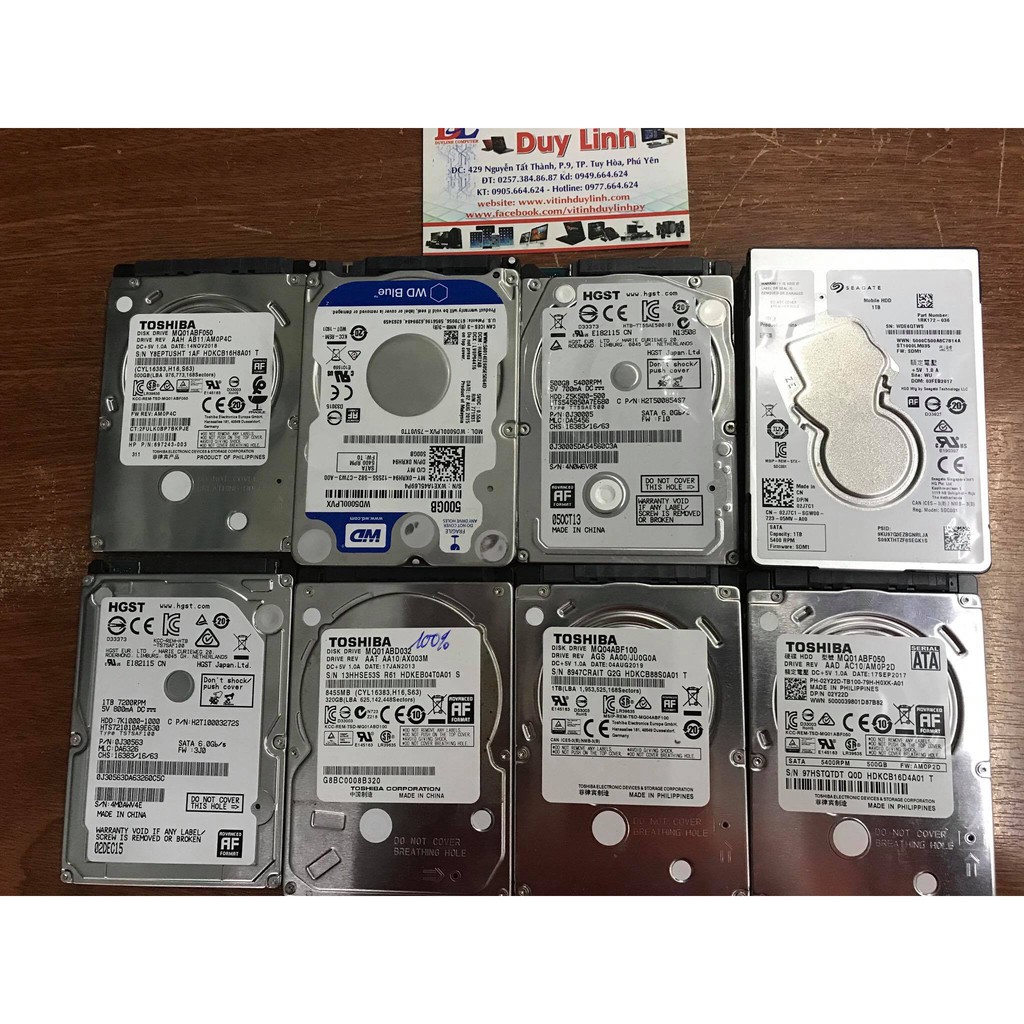 [Mã ELHAMS5 giảm 6% đơn 300K] Ổ Cứng HDD Cho Laptop 250GB 500GB 1TB