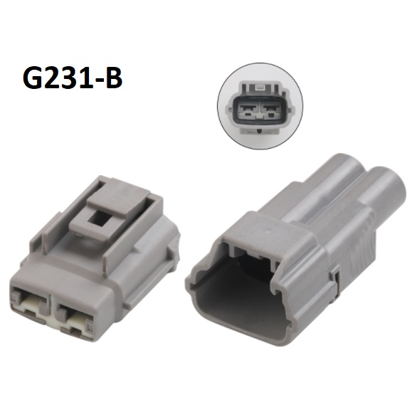 G231-Giắc cắm dòng điện cao chống thấm nước cho xe hạng nặng 7.8mm 2 lỗ