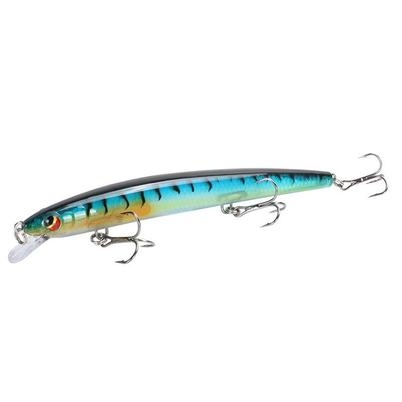 Mồi Câu Cá Giả 3 Móc 13.8cm / 15.4g 10 Màu Sắc