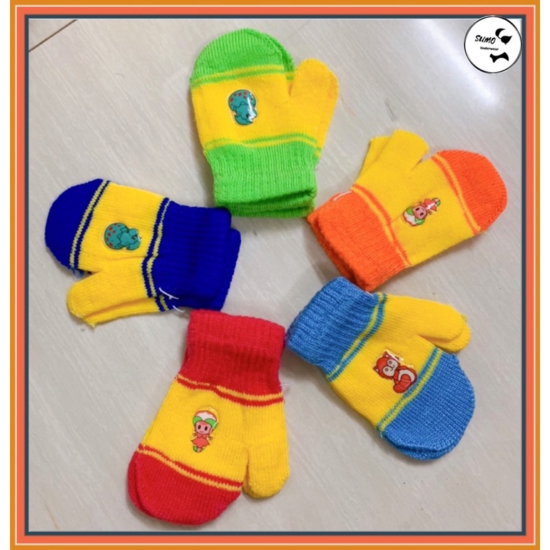 (1đôi) bao tay len, găng tay len cho các bé từ 6tháng tới 2 tuổi.