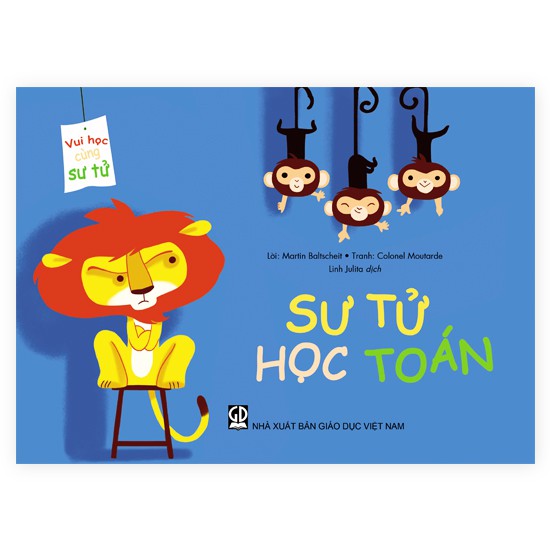Sách truyền cảm hứng Vui học cùng Sư Tử - Sư Tử học Toán