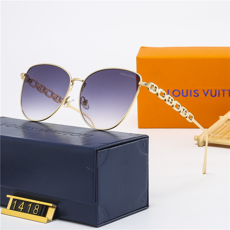 Kính Mát Phân Cực Hiệu LV Kèm Hộp Đựng Dành Cho Nam Và Nữ